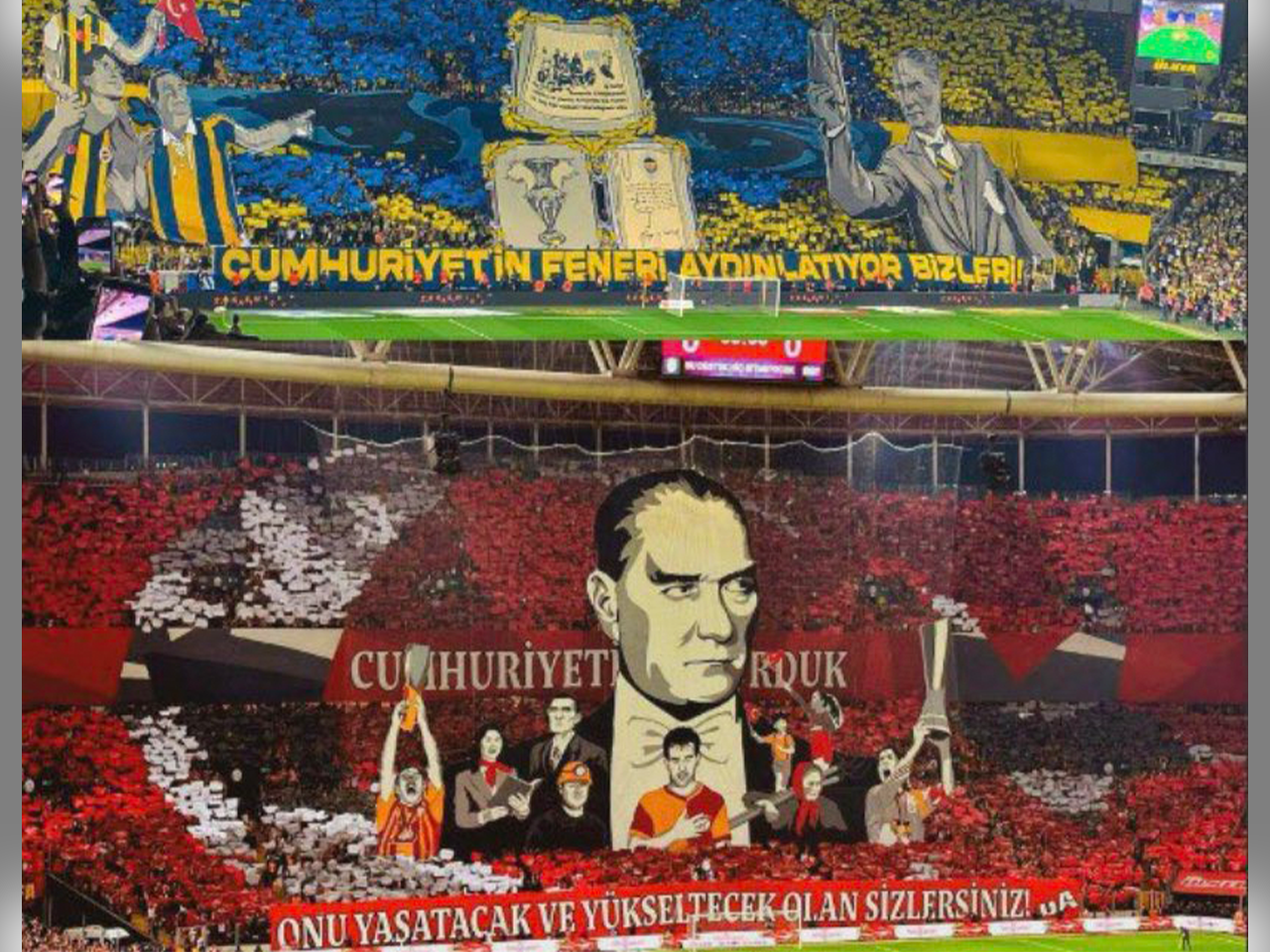 Galatasaray-Fenerbahçe Elele… Atatürk Yoksa Biz De Yokuz… - Basketfaul