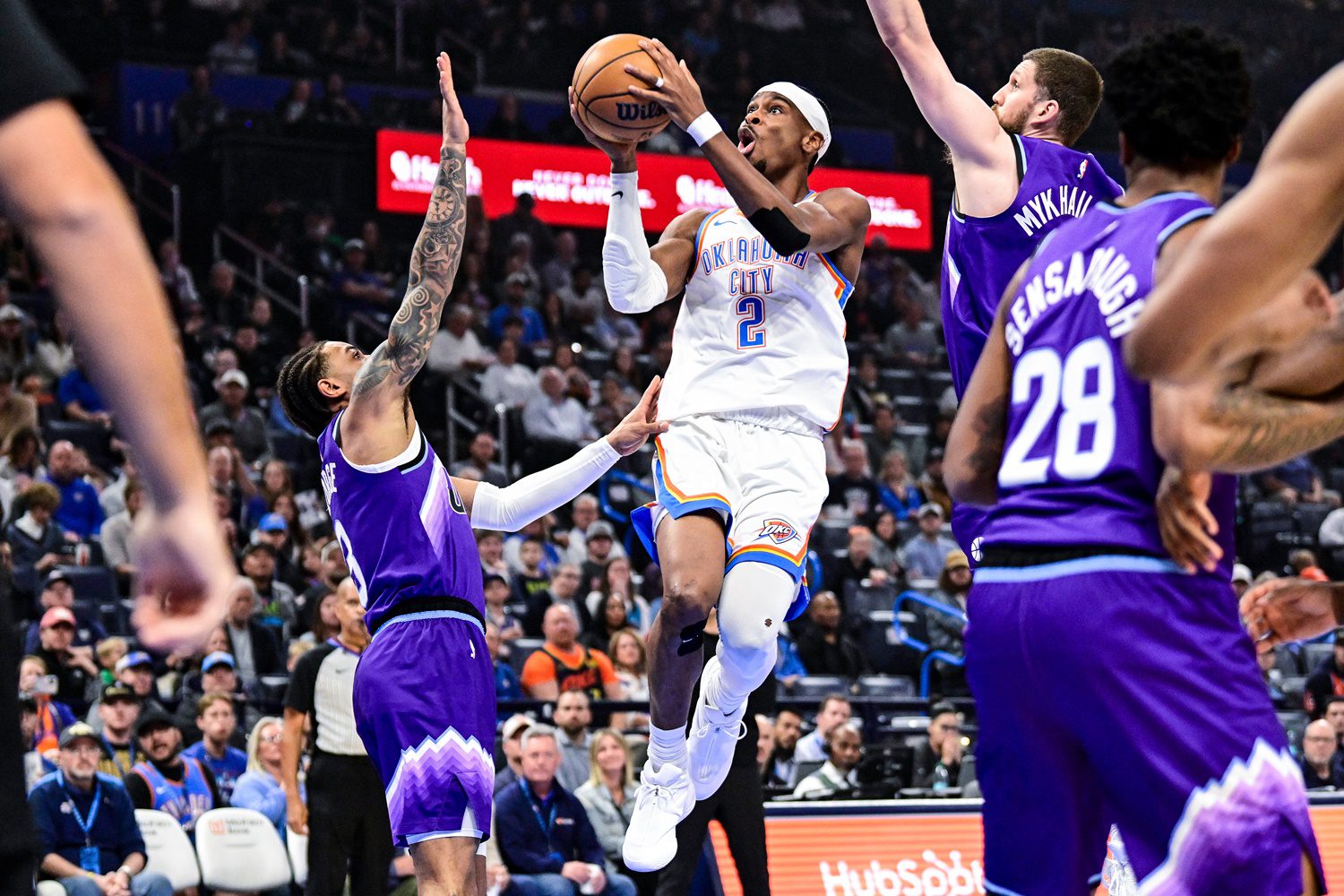 Jazz Thunder Basketball